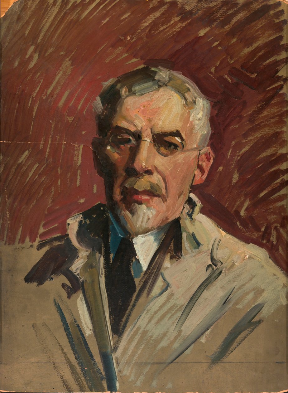 Självporträtt, ca. 1925. av William de Leftwich Dodge