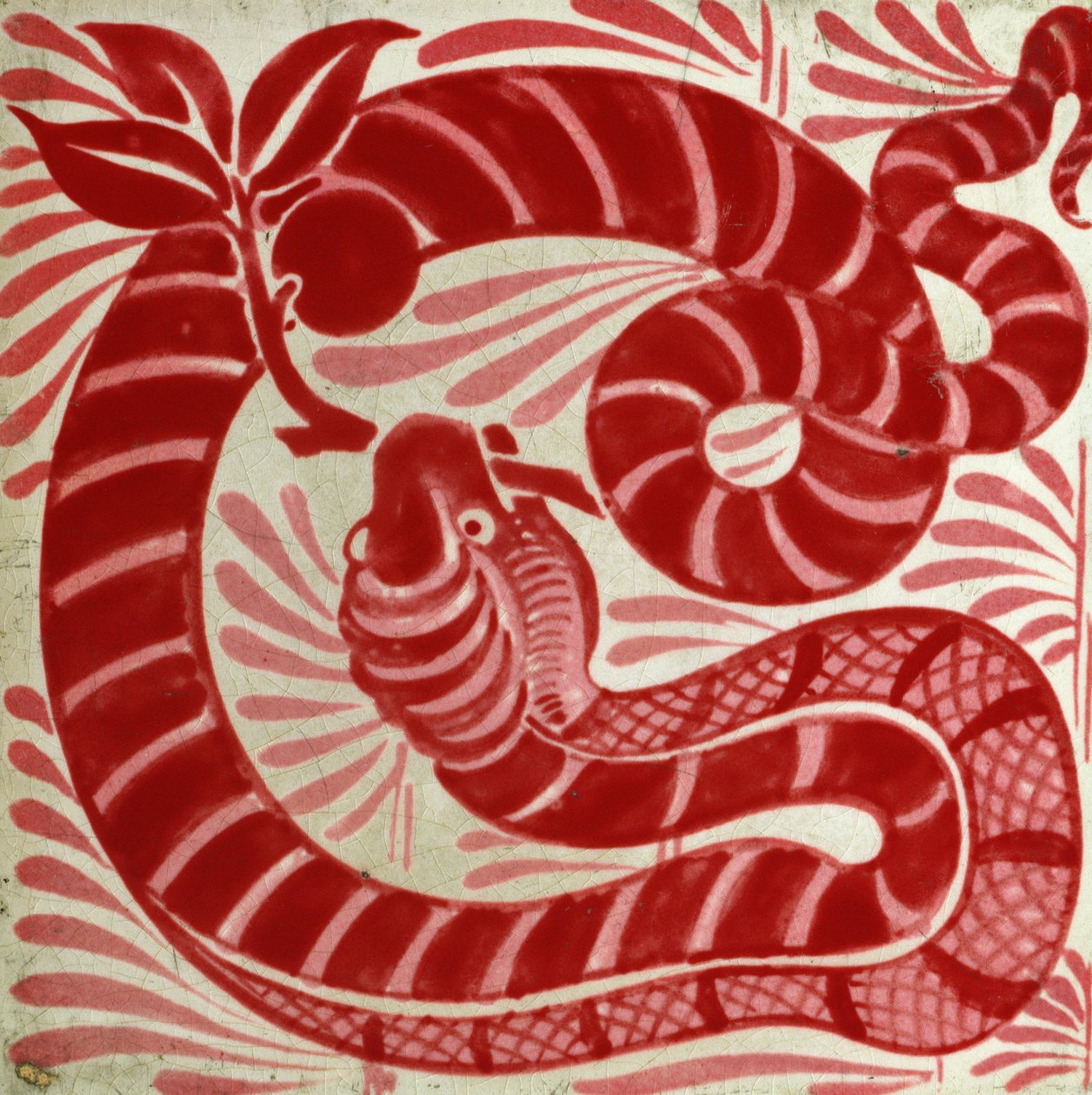 Cobra (keramik) av William de Morgan