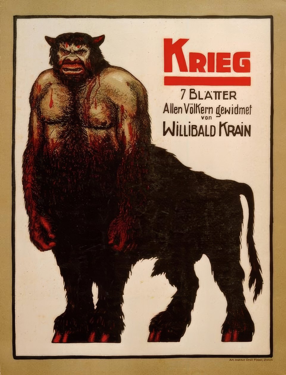 W.Krain, Kriget av Willibald Krain