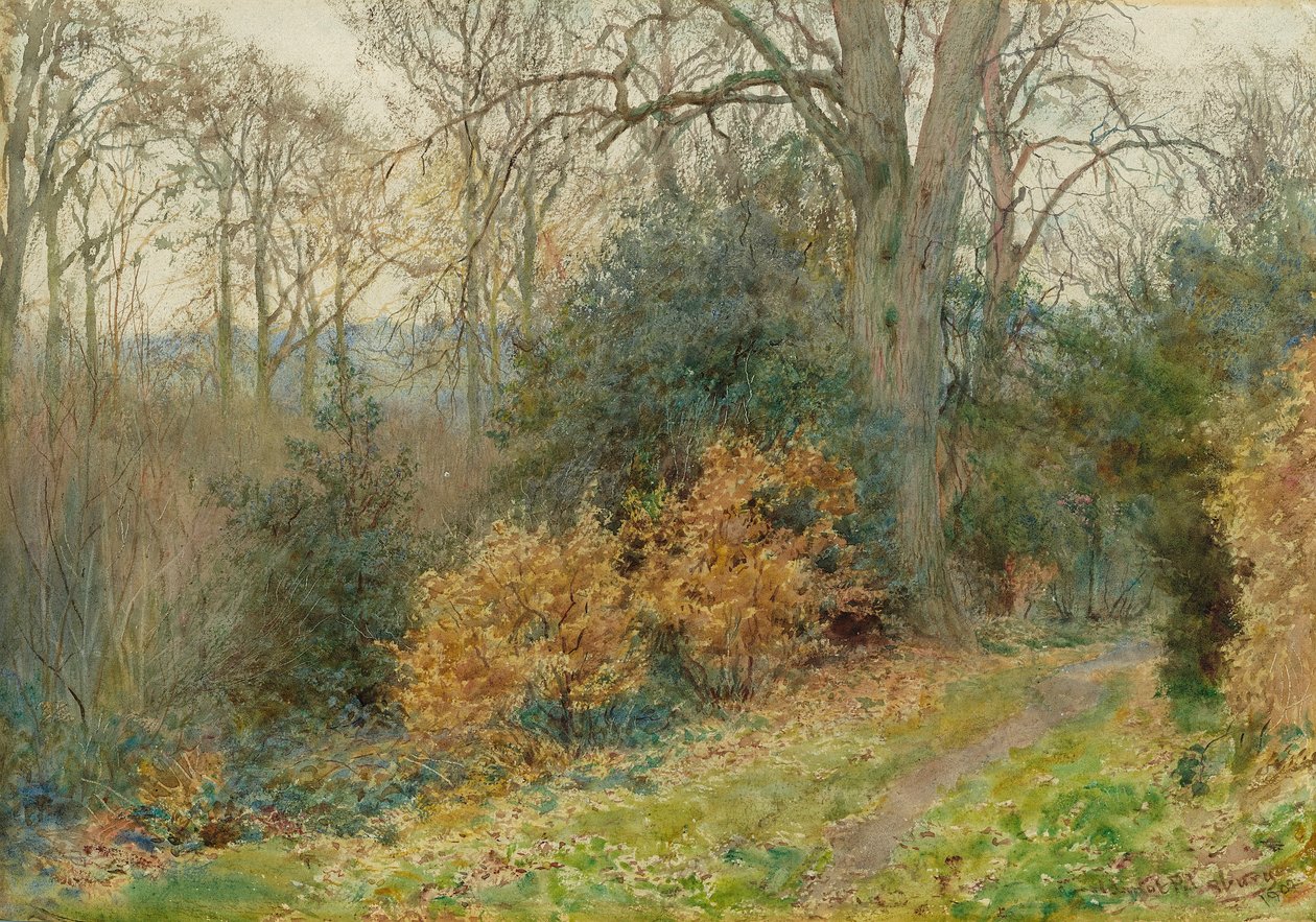 Stigen genom skogen, 1902 av Wilmot Pilsbury