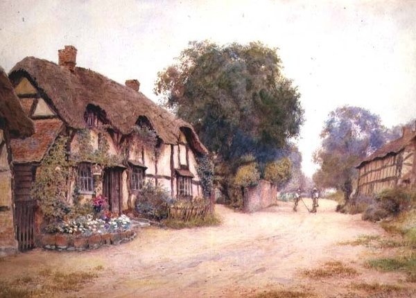 Skvaller, The Village Street av Wilmot R.W.S. Pilsbury
