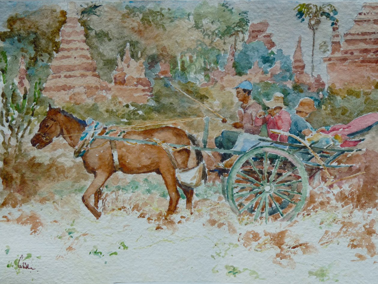 924 En tur runt templen, Bagan av Wilson Clive
