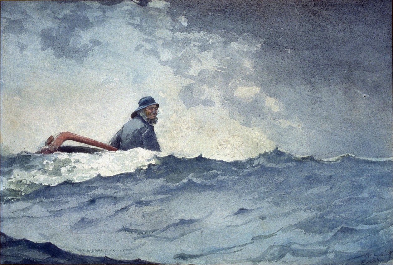 A Swell of the Ocean av Winslow Homer