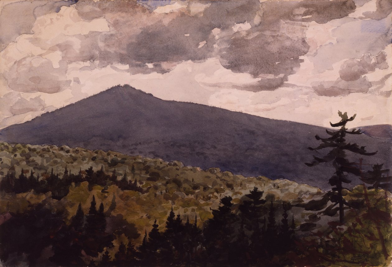 Bränt berg, 1902 av Winslow Homer
