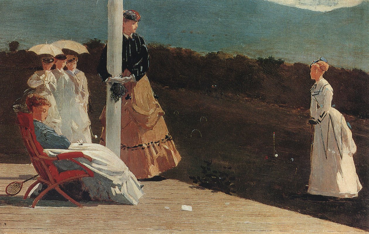 Croquet  av Winslow Homer