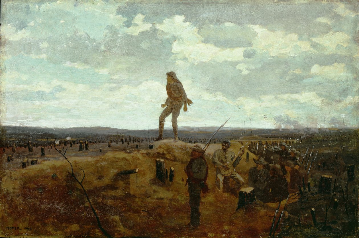 Defiance: Inviting a Shot Before Petersburg, 1864 av Winslow Homer
