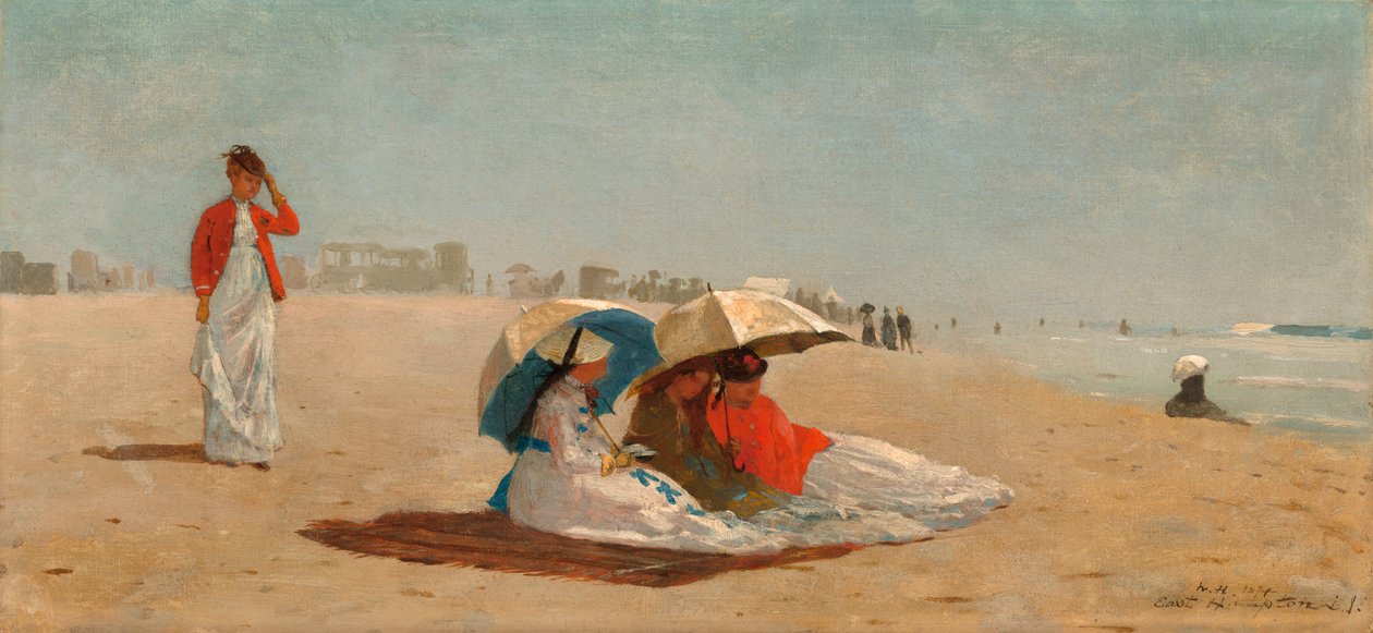 East Hampton Beach, Long Island av Winslow Homer