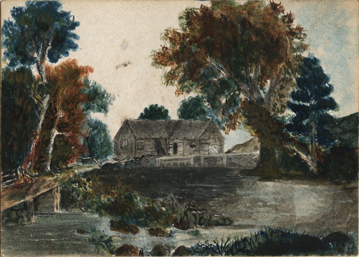 Gårdsscen av Winslow Homer