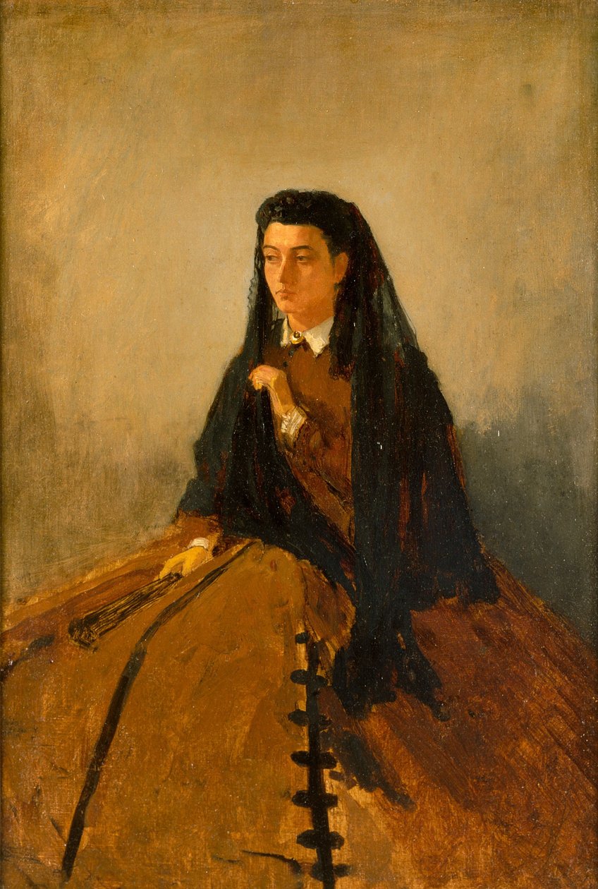 Portrait of Pauline av Winslow Homer