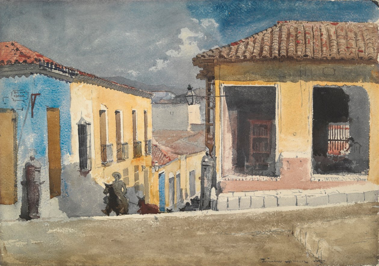 Santiago de Cuba, Street Scene av Winslow Homer