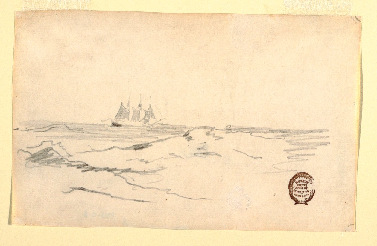 Skonare nära en stenig kust av Winslow Homer