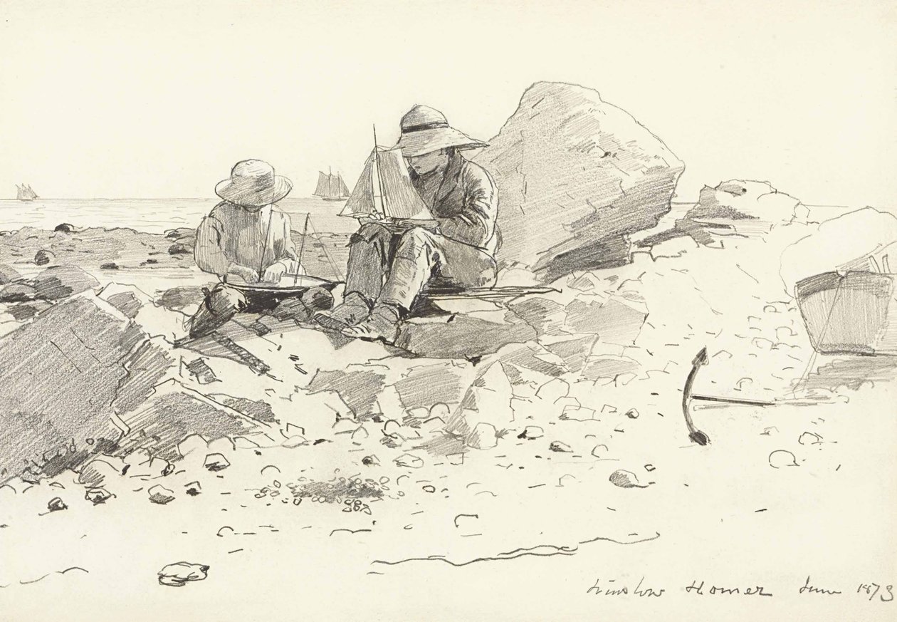 The Boat Builders  av Winslow Homer