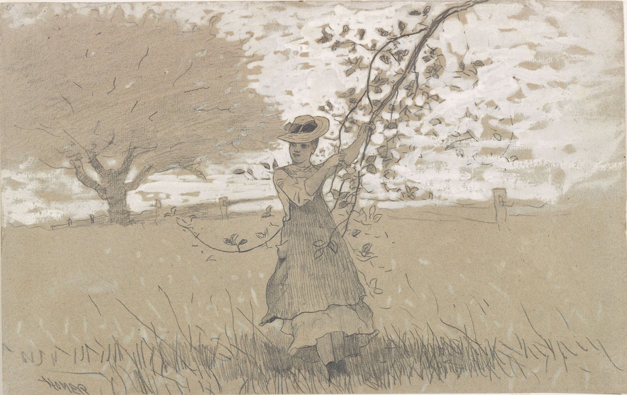 Under the Apple Boughs  av Winslow Homer