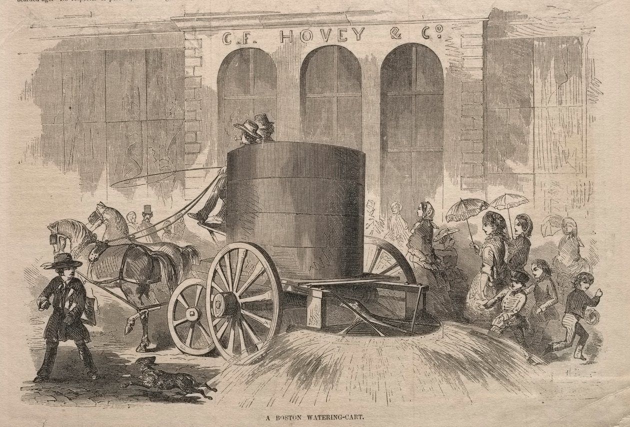 En vattenvagn från Boston, 1857. av Winslow Homer