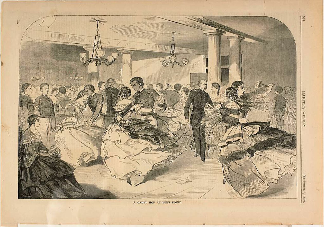 En kadett hoppar in på West Point av Winslow Homer