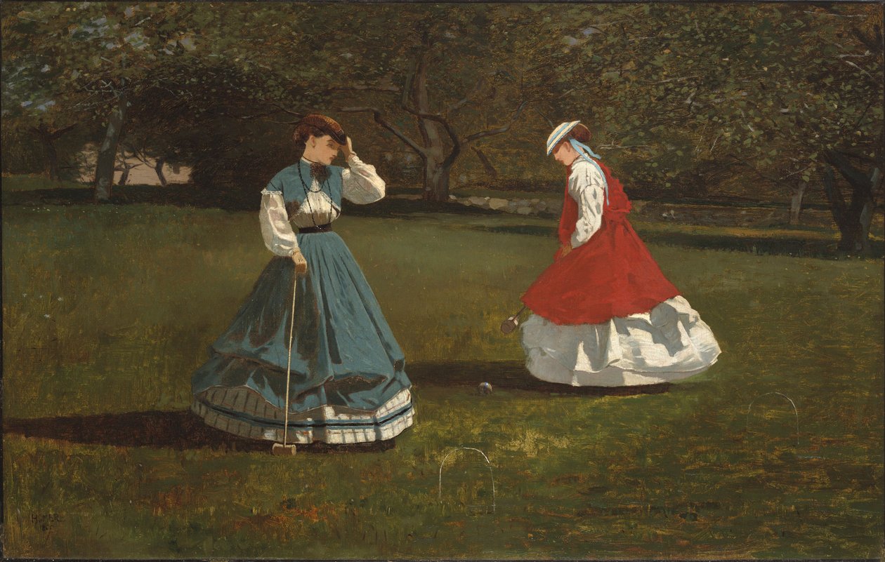 Ett spel krocket av Winslow Homer