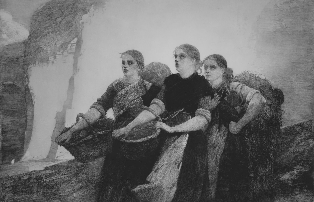 En röst från klipporna, 1888. av Winslow Homer