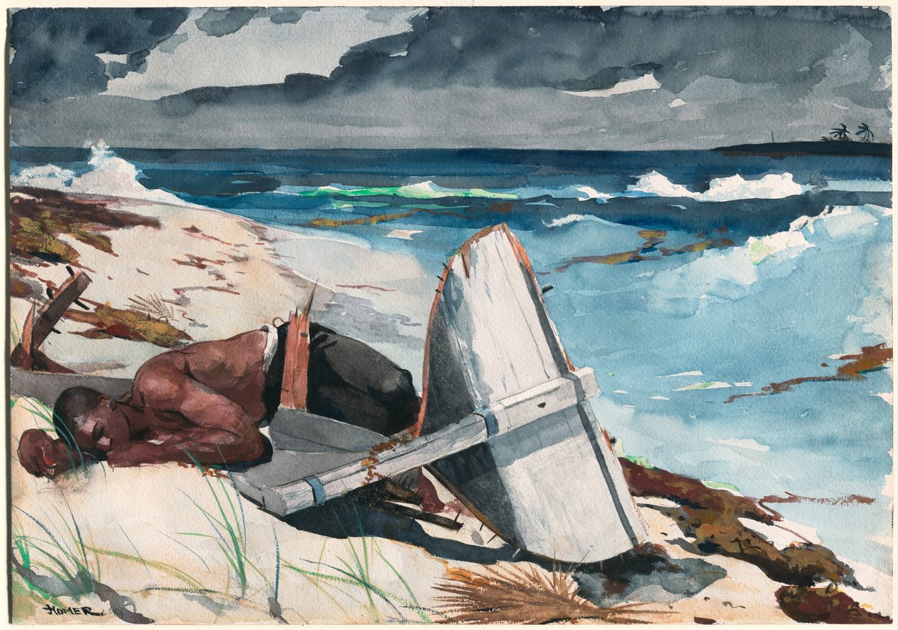 Efter orkanen, Bahamas av Winslow Homer