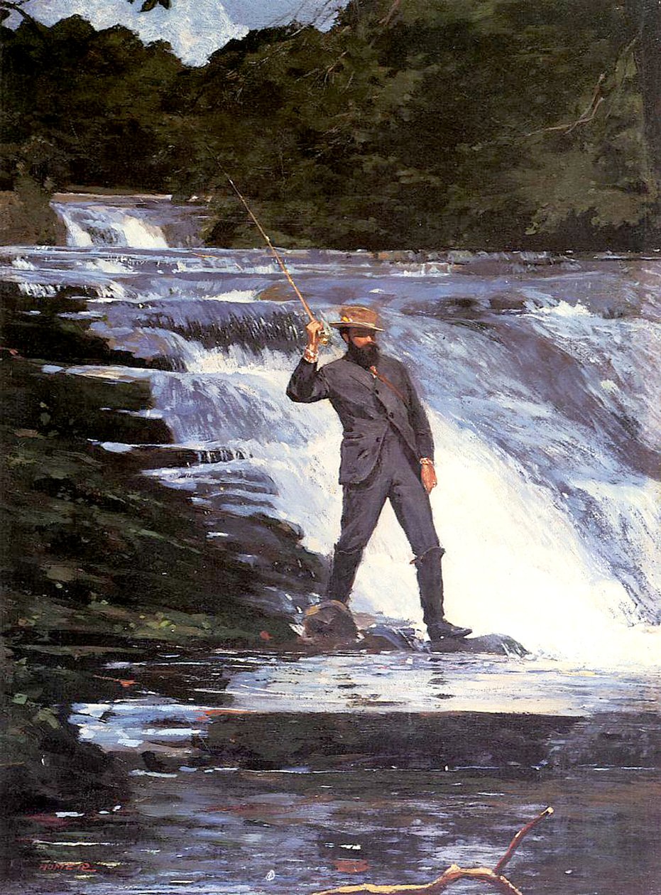 En fiskare, 1874 av Winslow Homer