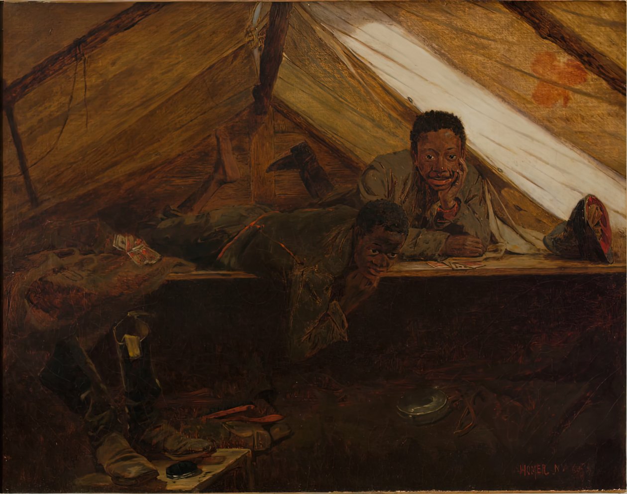 Arméstövlar, 1865. av Winslow Homer