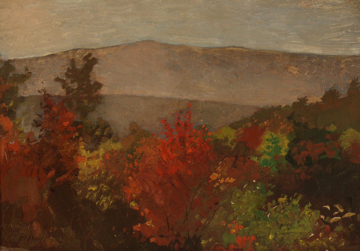 Höstens trädtoppar av Winslow Homer