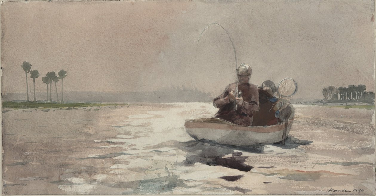 Bass Fishing - Florida av Winslow Homer