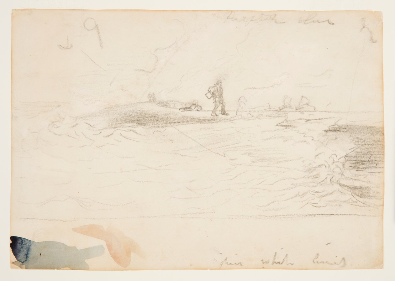 Beach Scene, England av Winslow Homer