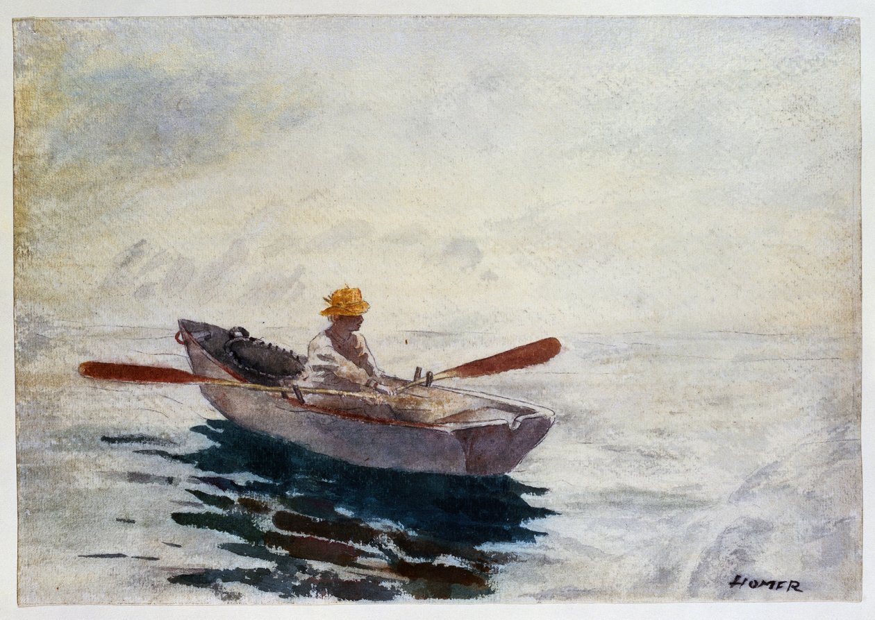 Pojke i en båt av Winslow Homer