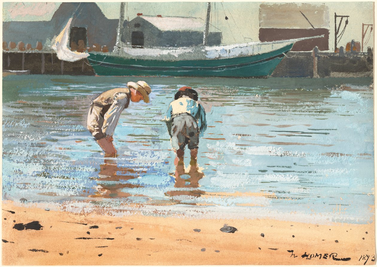 Pojkar vadar av Winslow Homer