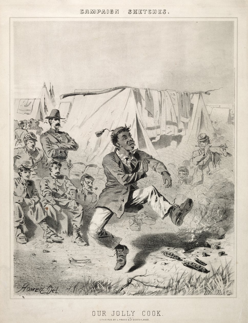 Kampanjskisser: Our Jolly Cook, 1863. av Winslow Homer