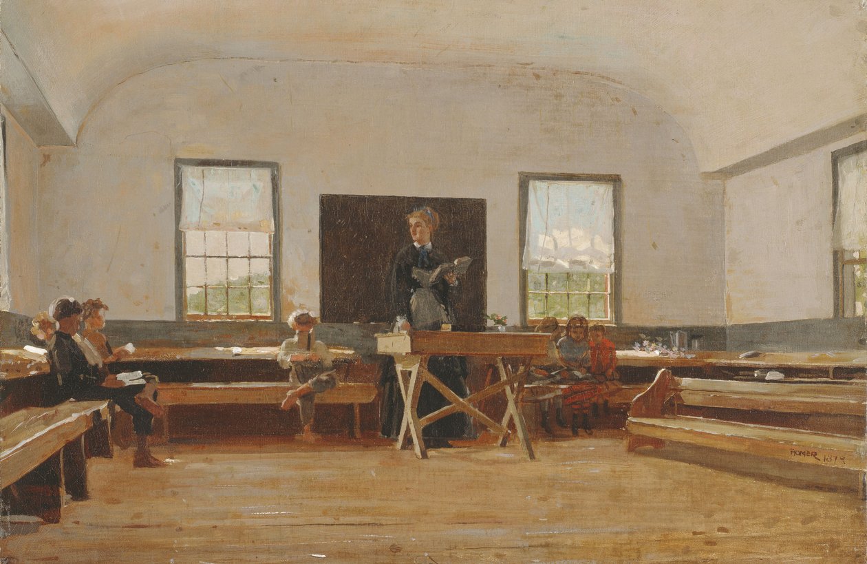 Skola på landet av Winslow Homer
