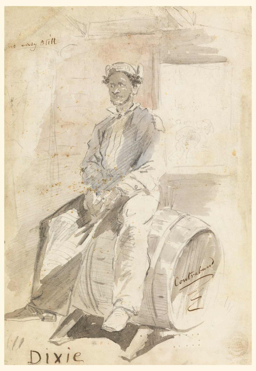 Ritning, Dixie, 1861 av Winslow Homer