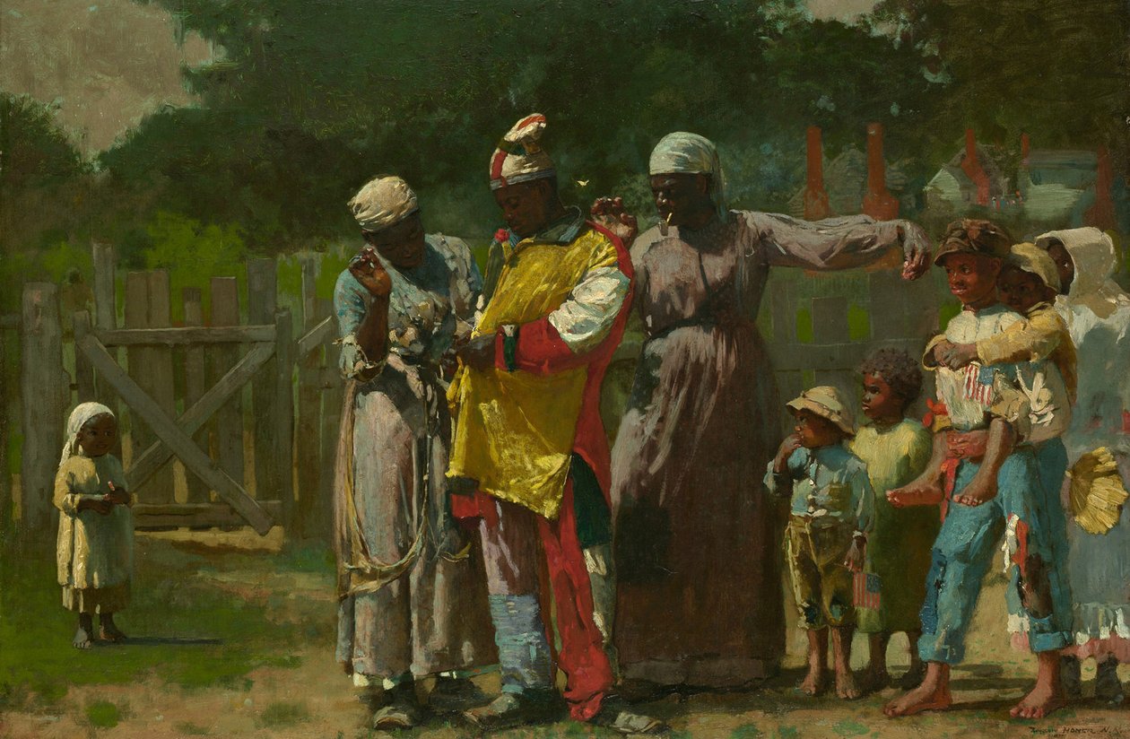 Påklädning inför karnevalen av Winslow Homer