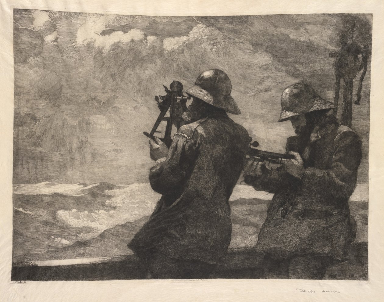 Åtta klockor, 1881. av Winslow Homer