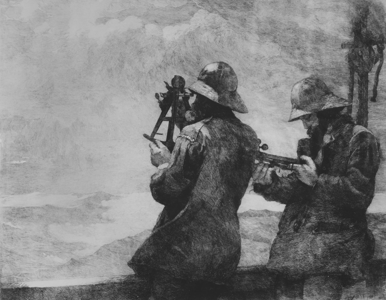 Åtta klockor, 1887. av Winslow Homer