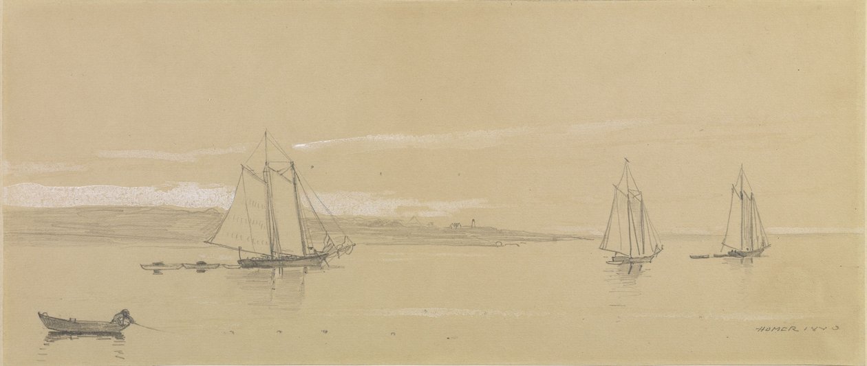 Fiskeflottan vid Gloucester av Winslow Homer