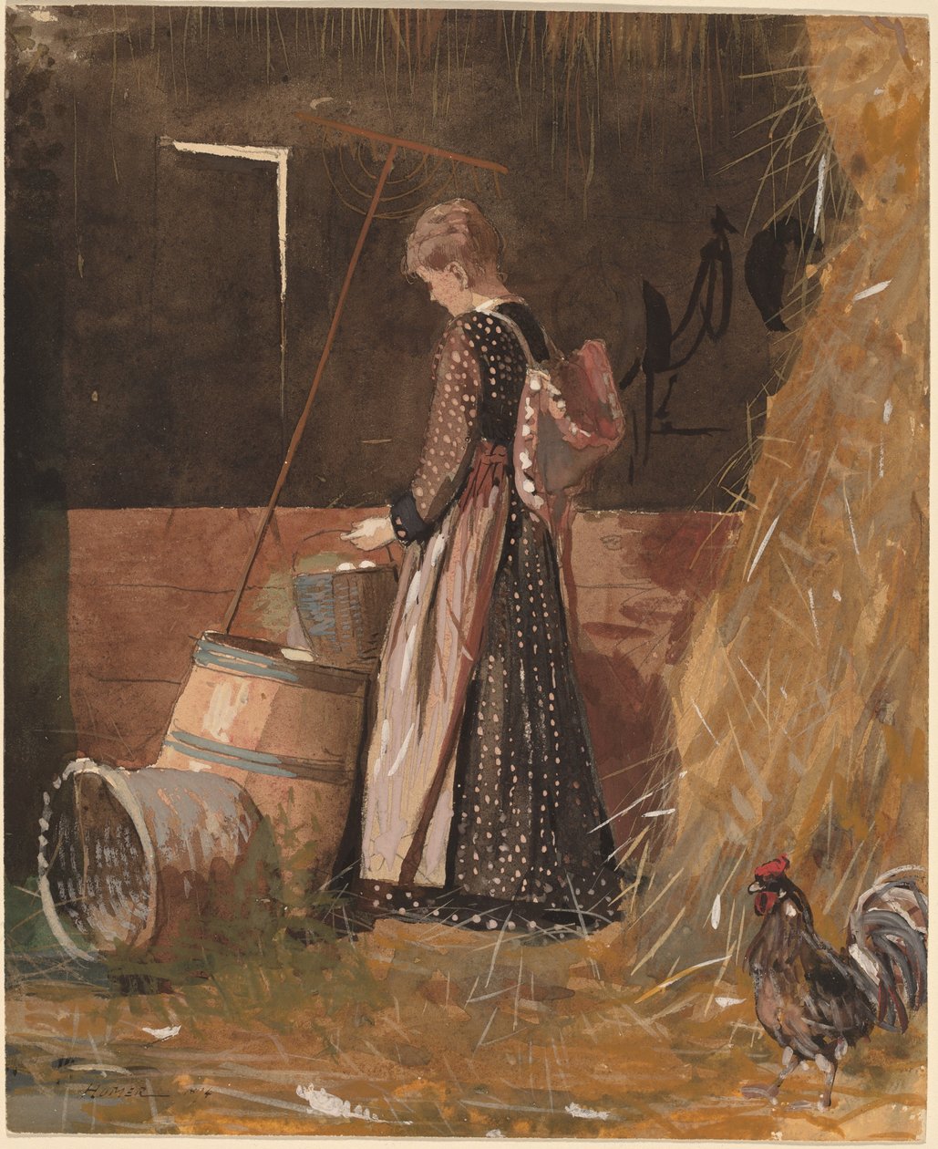 Färska ägg av Winslow Homer