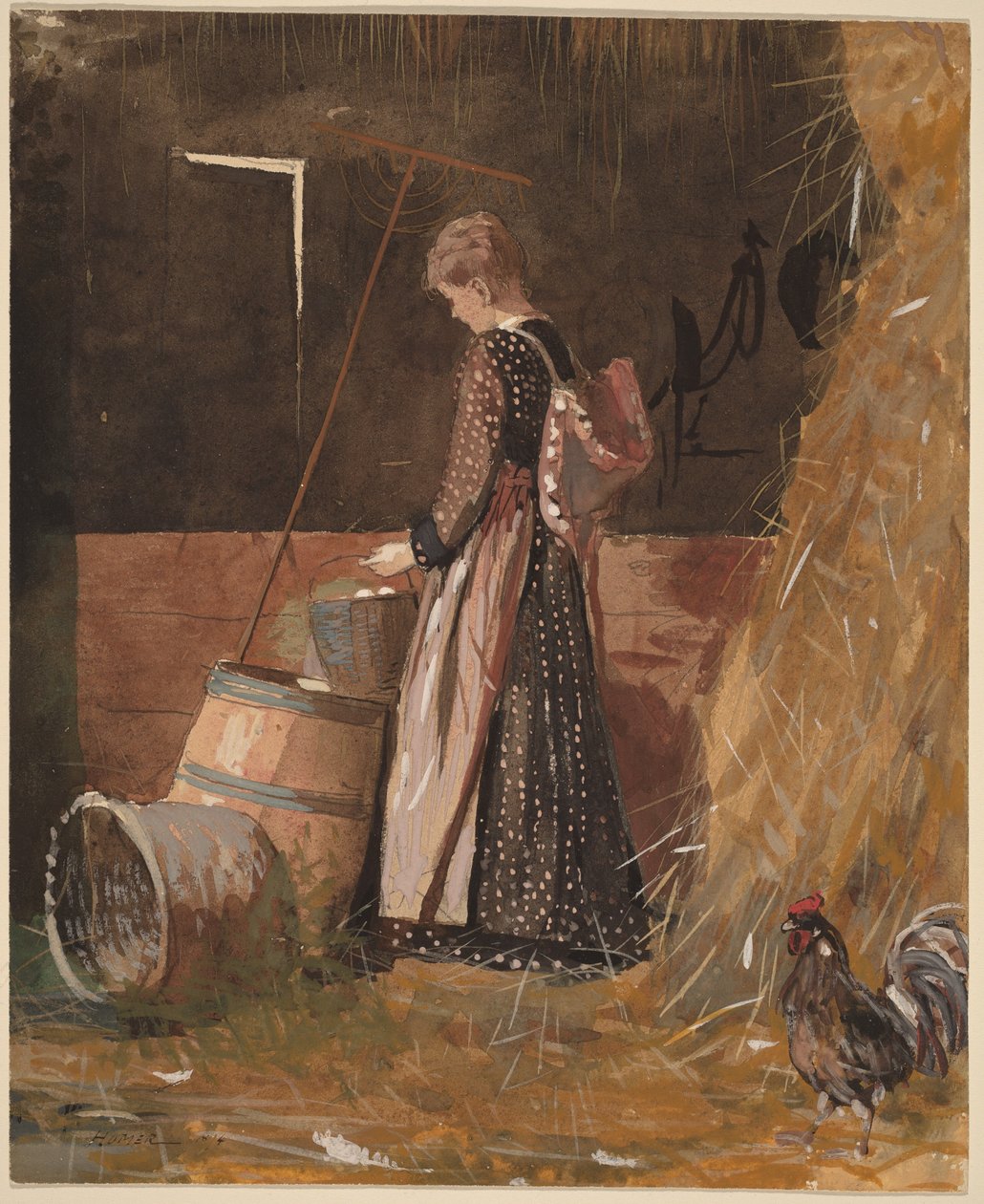 Färska ägg av Winslow Homer