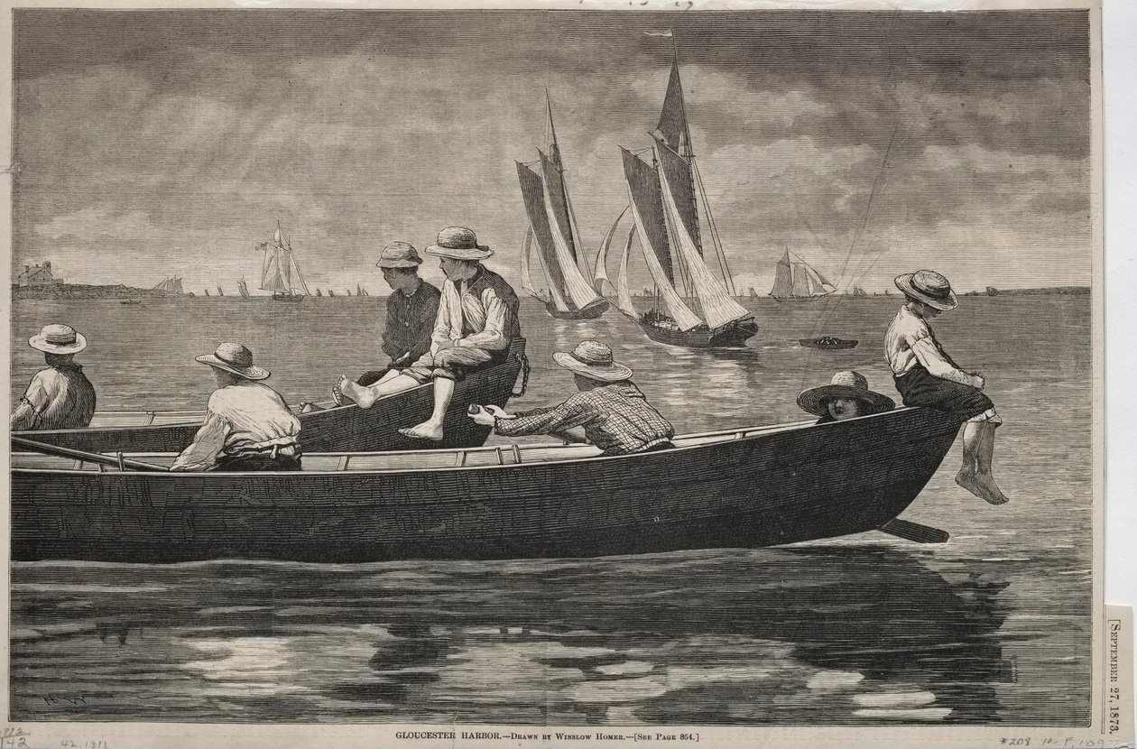 Gloucester Harbor av Winslow Homer