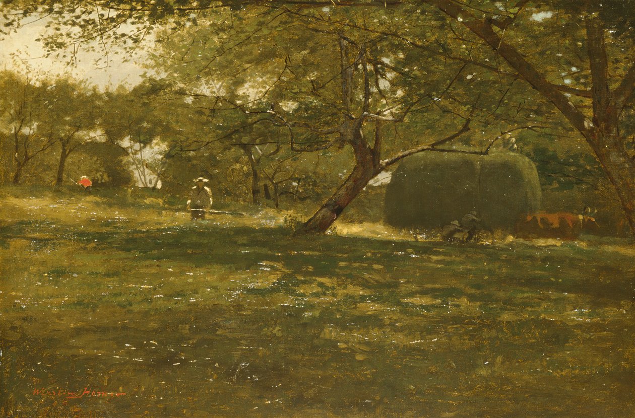 Skördeplats, ca. 1873. av Winslow Homer
