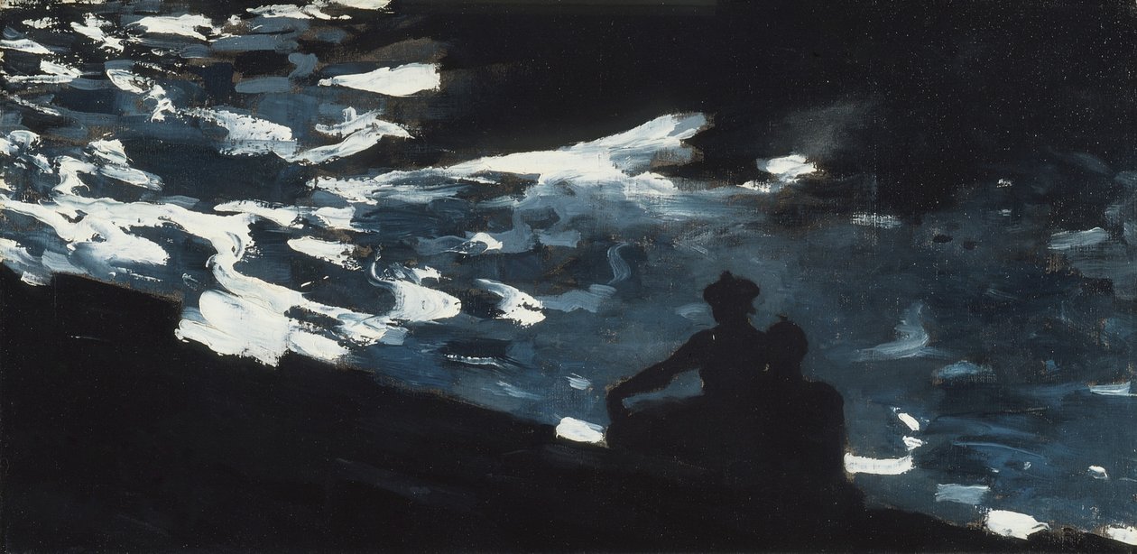 Månsken på vattnet, c.1906 av Winslow Homer