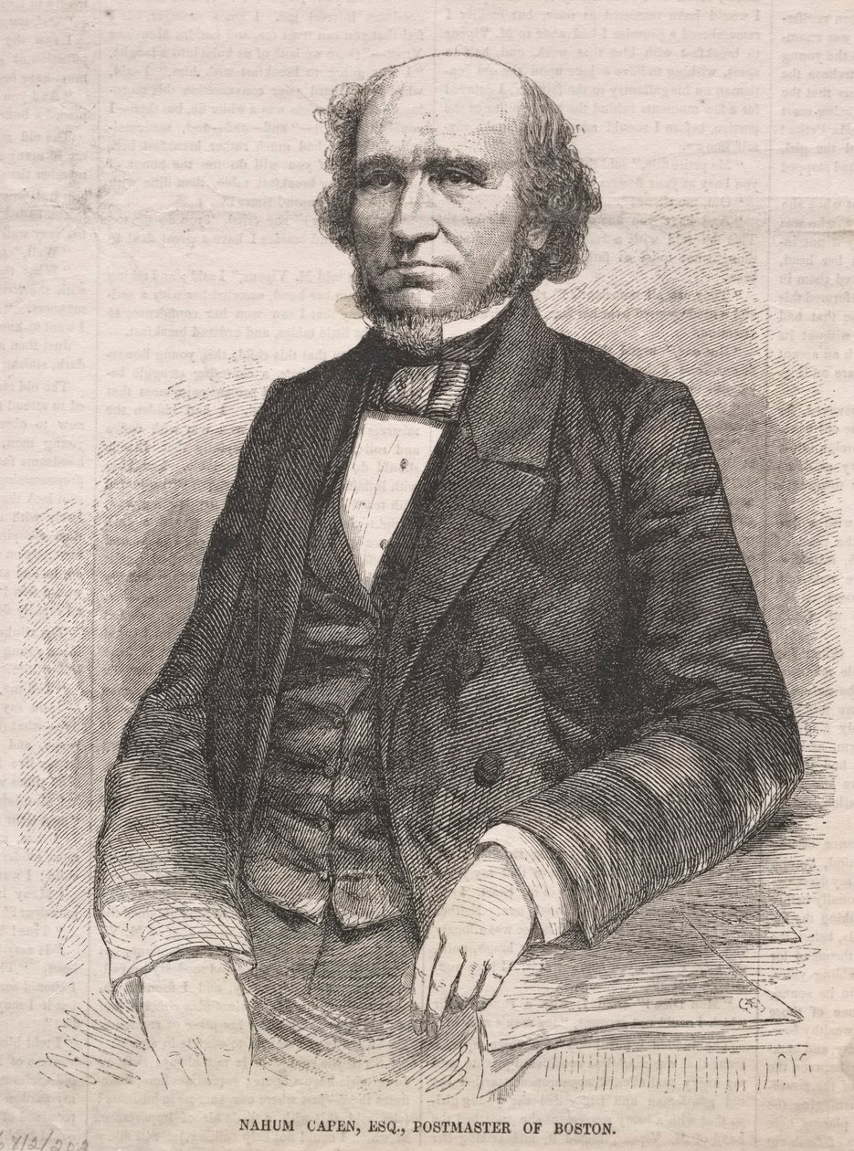 Nahum Capen, postmästare i Boston av Winslow Homer