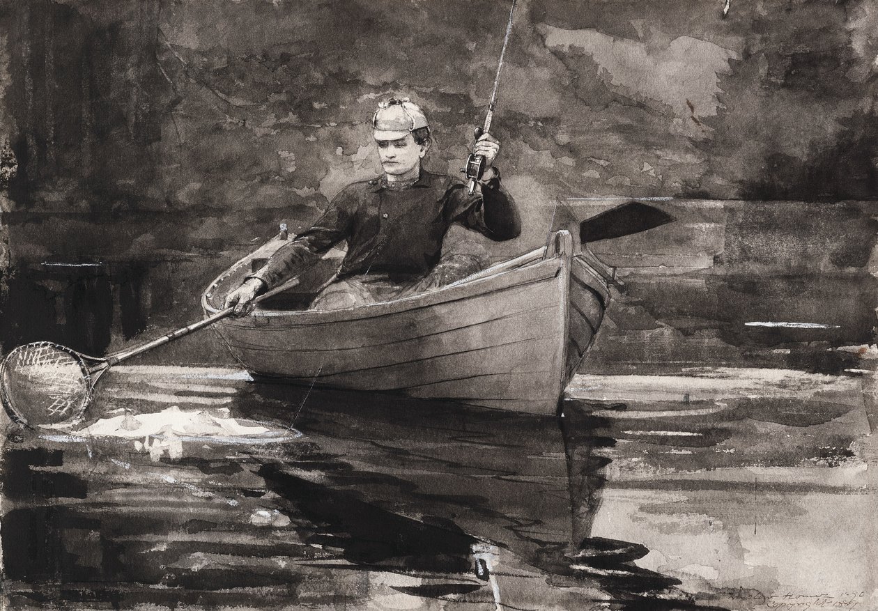 Nätfiske av fisk av Winslow Homer