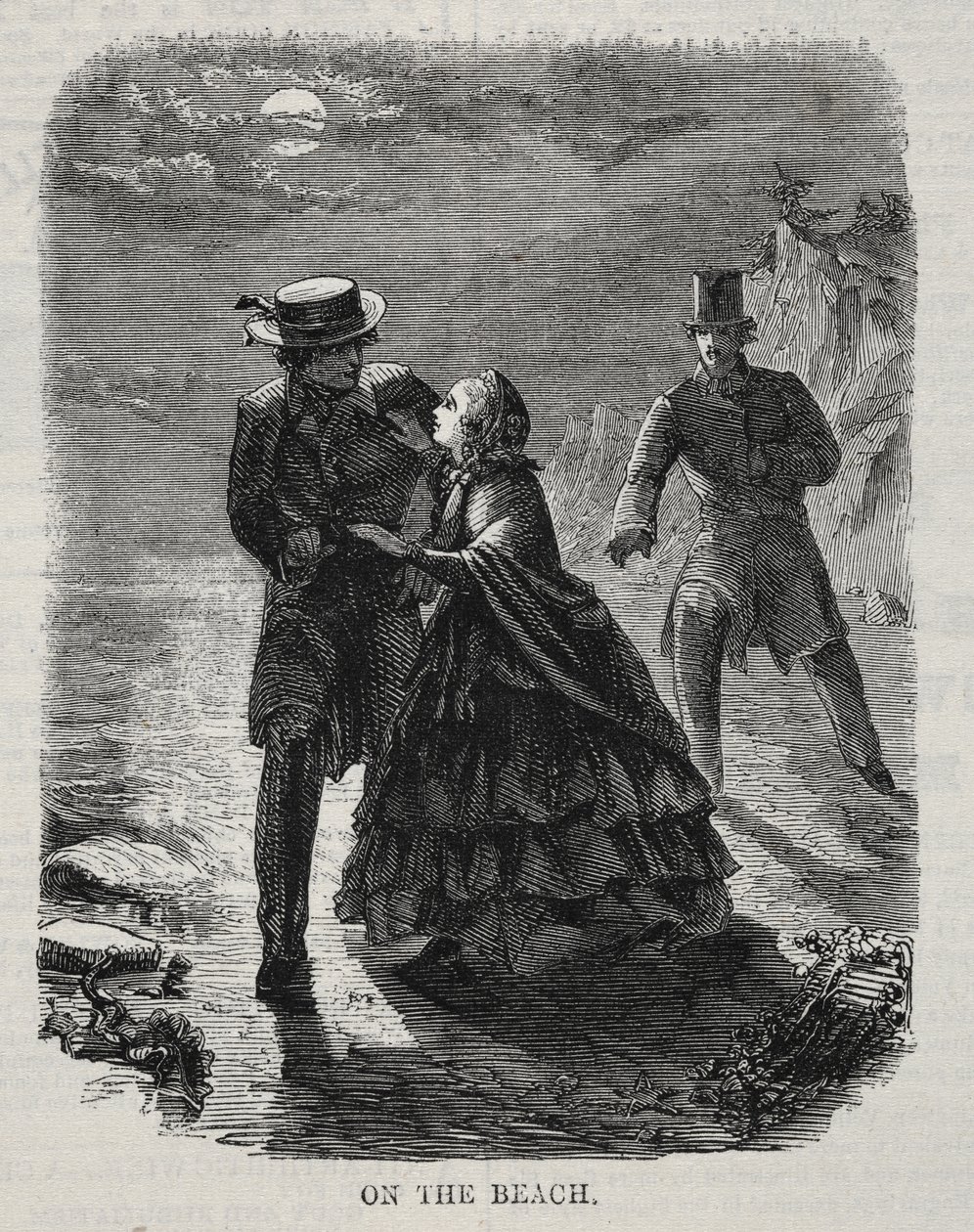 På stranden, 1860. av Winslow Homer