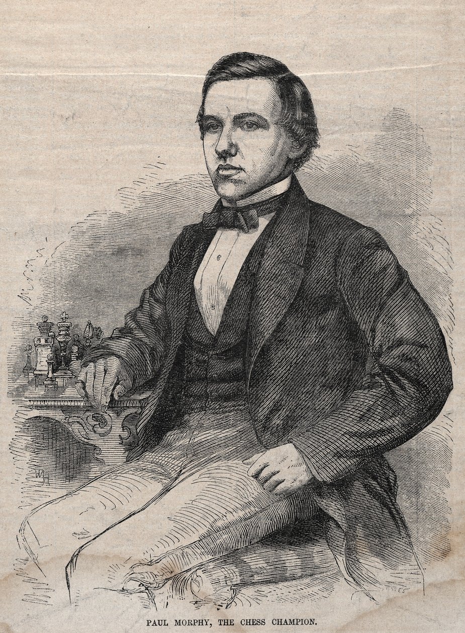 Paul Morphy, schackmästaren, 1859. av Winslow Homer