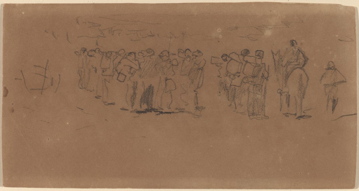 Förbereder sig för mars 1862. av Winslow Homer