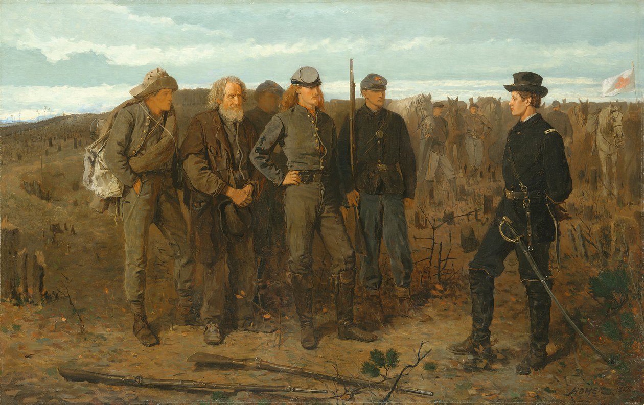 Fångar från fronten, 1866. av Winslow Homer