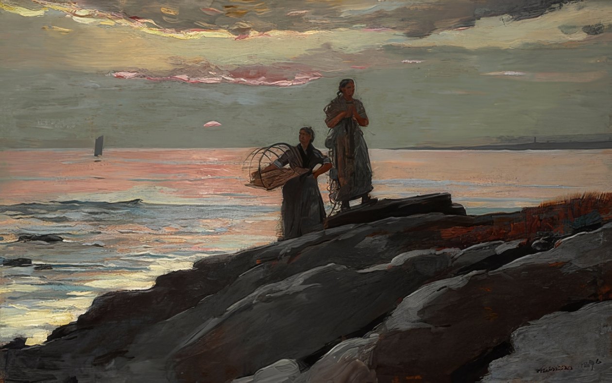Vitväska. 1896 av Winslow Homer