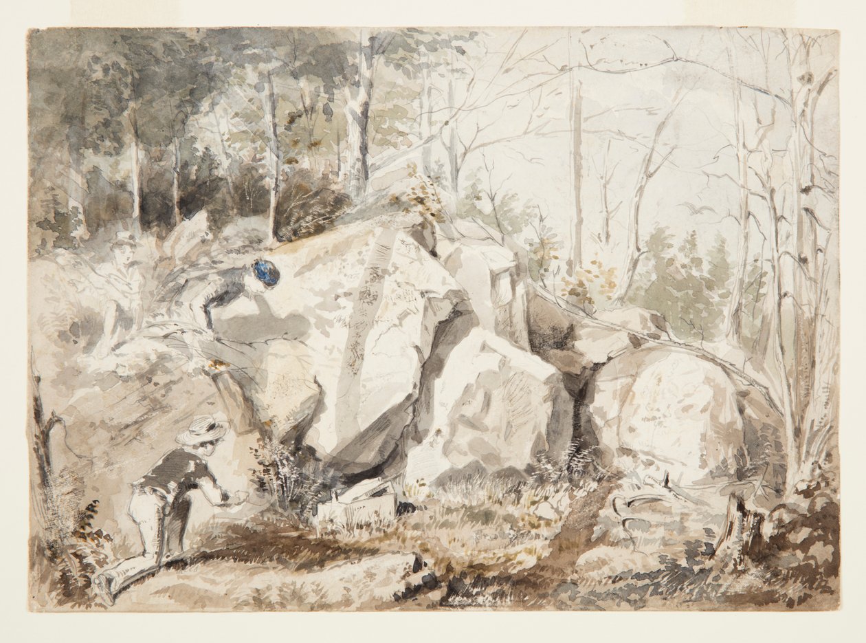 Att sätta en ekorrfälla av Winslow Homer
