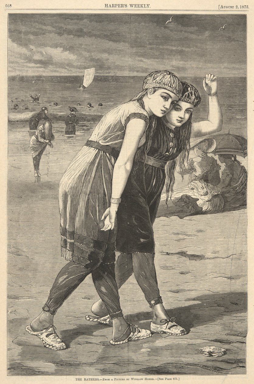 The Bathers, från Harper av Winslow Homer